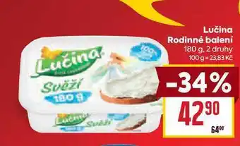 Billa Lučina Rodinné balení nabídka