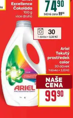 Billa Ariel Tekutý prostředek color 30 dávek nabídka