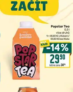 Billa Popstar Tea nabídka