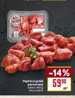 Billa Vepřový guláš porcovaný nabídka