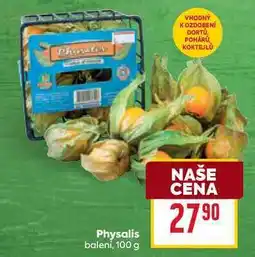 Billa Physalis balení nabídka