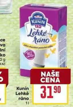 Billa Kunín Lehké ráno nabídka