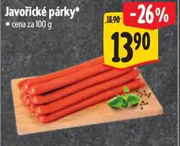 Albert Javořické párky nabídka