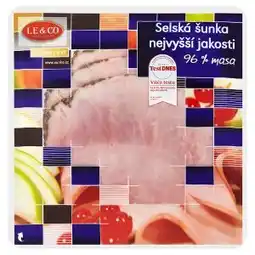 Tesco Le & Co Selská šunka nejvyšší jakosti 100g nabídka