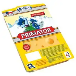 Hruška Madeta Primator 45% ementálský sýr plátky 100g nabídka