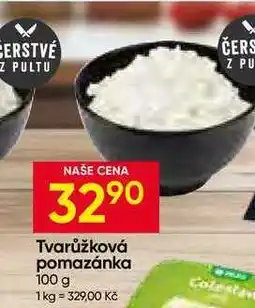 Hruška Tvarůžková pomazánka nabídka