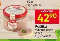 Hruška Paštika vybrané druhy nabídka
