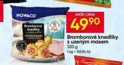 Hruška Nowaco Bramborové knedlíky s uzeným masem nabídka
