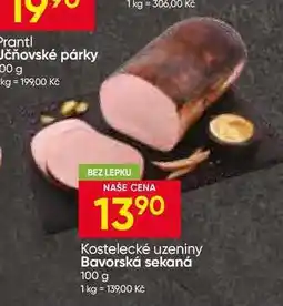Hruška Kostelecké uzeniny Bavorská sekaná nabídka