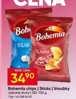 Hruška Bohemia chips nabídka