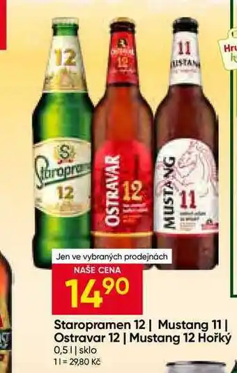 Hruška Ostravar 12 0,5l sklo nabídka