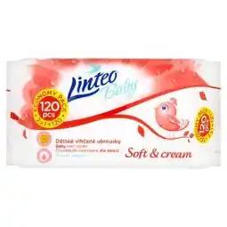 Hruška Linteo Baby Vlhčené dětské ubrousky 120 ks nabídka
