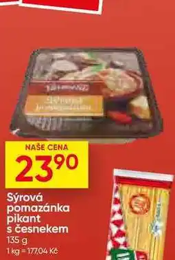 Hruška Sýrová pomazánka pikant s česnekem nabídka