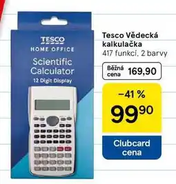 Tesco Tesco Vědecká kalkulačka 417 funkcí, 2 barvy nabídka