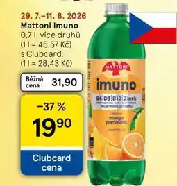 Tesco Mattoni Imuno, 0.7 l, více druhů nabídka