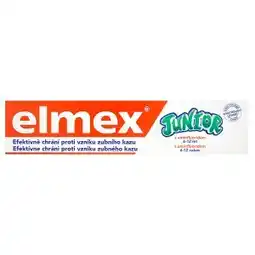 Tesco elmex Junior Zubní pasta s aminfluoridem 6-12 let 75ml nabídka