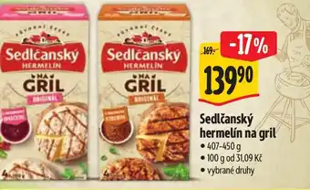 Albert Sedlčanský hermelín na gril nabídka