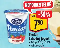 Albert Olma Florian Lahodný jogurt nabídka