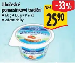 Albert Jihočeské pomazánkové tradiční nabídka