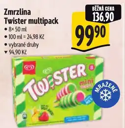Albert Zmrzlina Twister multipack nabídka