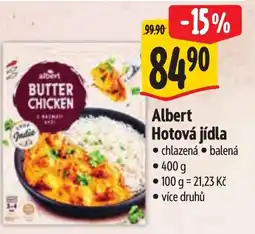 Albert Albert Hotová jídla nabídka
