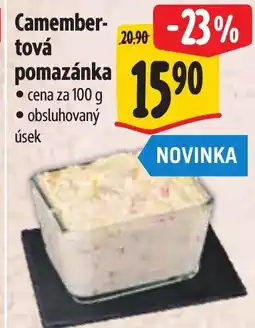 Albert Camember- tová pomazánka nabídka