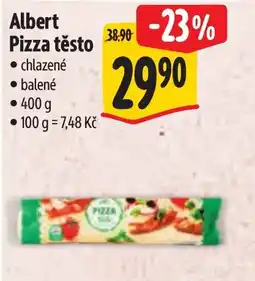 Albert Albert Pizza těsto nabídka