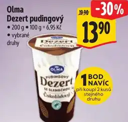 Albert Olma Dezert pudingový nabídka