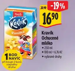 Albert Kravík Ochucené mléko nabídka