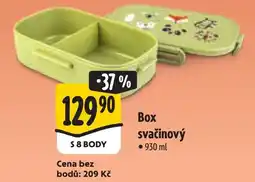 Albert Box svačinový nabídka