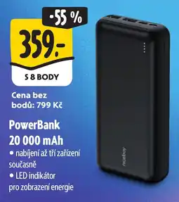 Albert PowerBank 20 000 mAh nabídka