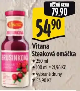 Albert Vitana Steaková omáčka nabídka