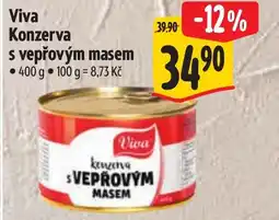 Albert Viva Konzerva s vepřovým masem nabídka
