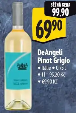 Albert DeAngeli Pinot Grigio nabídka