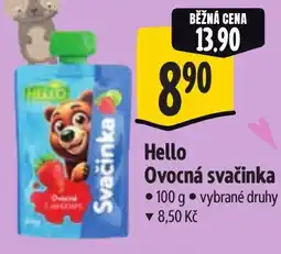 Albert Hello Ovocná svačinka nabídka