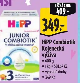 Albert HiPP Combiotik Kojenecká výživa nabídka