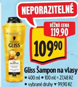 Albert Gliss Šampon na vlasy nabídka