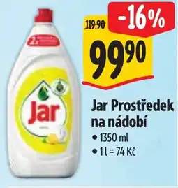 Albert Jar Prostředek na nádobí nabídka