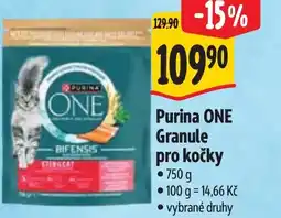 Albert Purina ONE Granule pro kočky nabídka