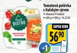 Albert Tomatová polévka s italským sýrem nabídka