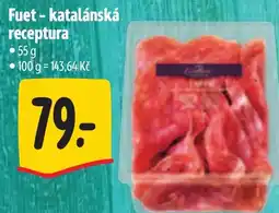 Albert Fuet-katalánská receptura nabídka