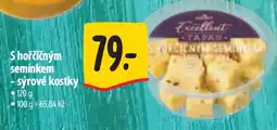 Albert S hořčičným semínkem - sýrové kostky nabídka