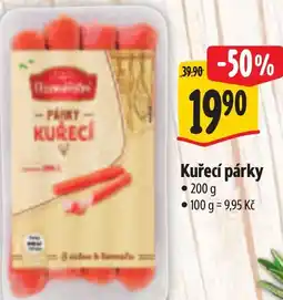 Albert Kuřecí párky nabídka