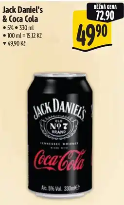 Albert Jack Daniel's & Coca Cola nabídka