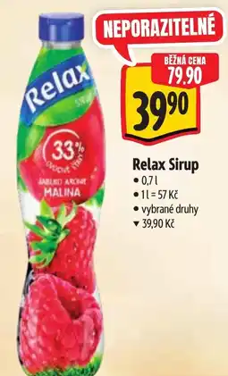 Albert Relax Sirup nabídka