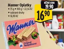 Albert Manner Oplatky nabídka