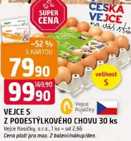 Trefa Vejce s z podestýlkového chovu nabídka