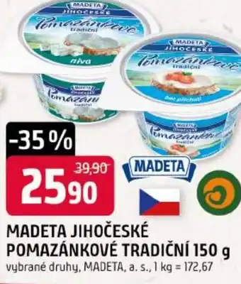Trefa Madeta jihočeské pomazánkové tradiční nabídka