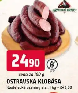Trefa Ostravská klobása nabídka