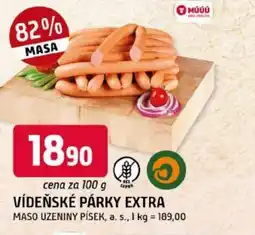 Trefa Vídeňské párky extra nabídka